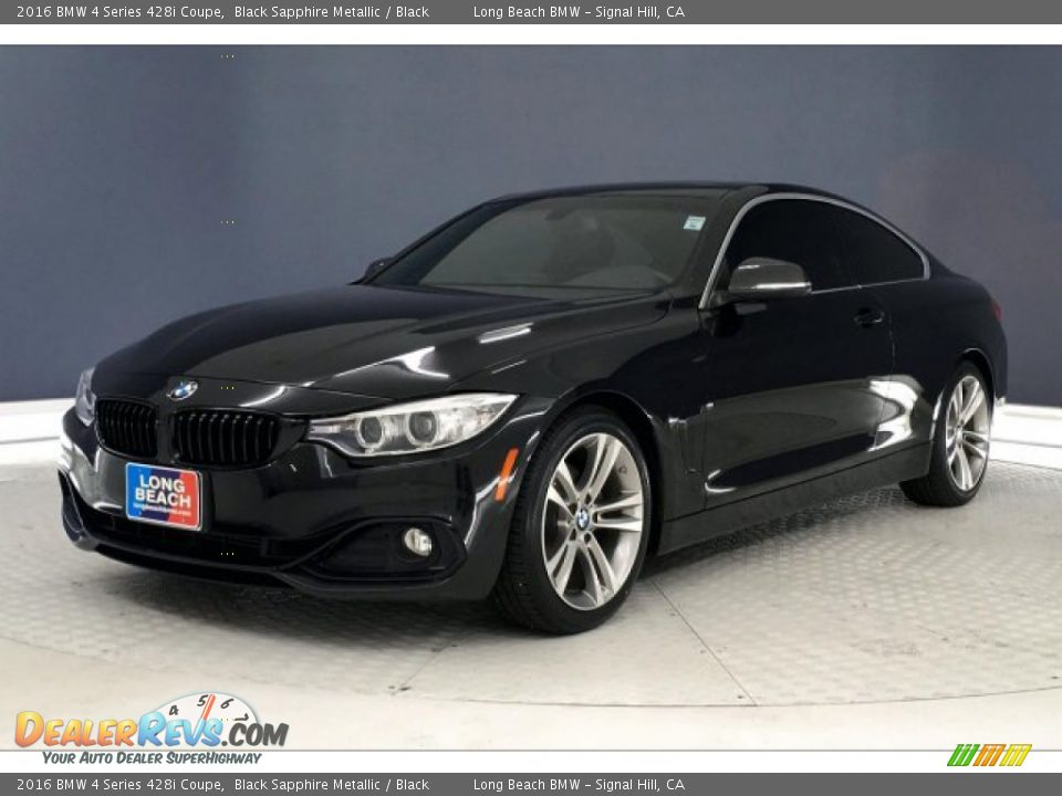 2016 BMW 4 Series 428i Coupe Black Sapphire Metallic / Black Photo #12