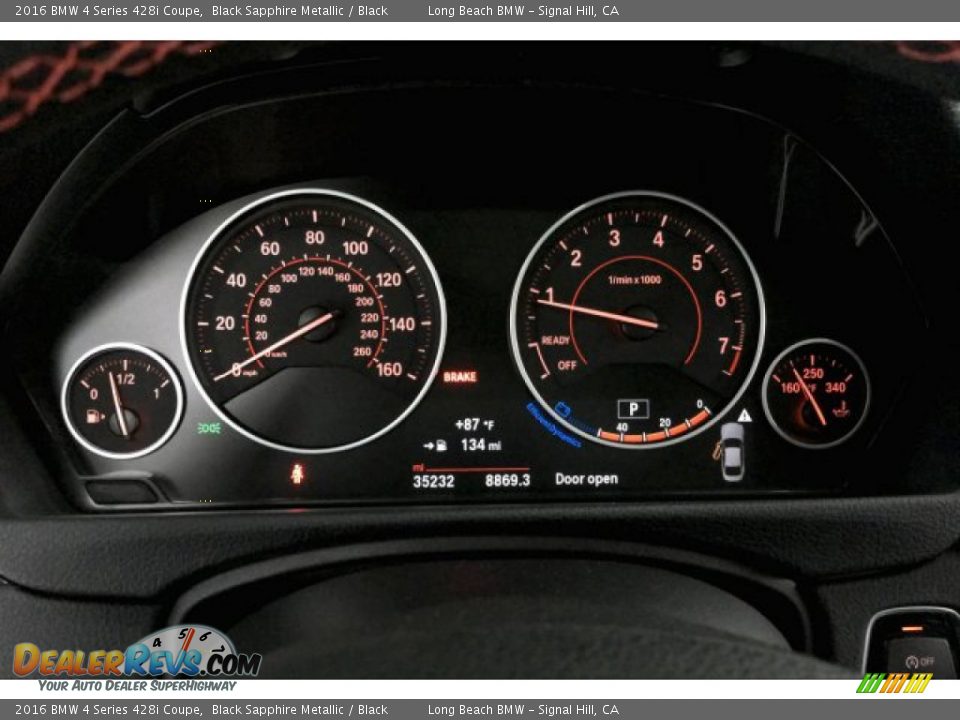 2016 BMW 4 Series 428i Coupe Black Sapphire Metallic / Black Photo #16