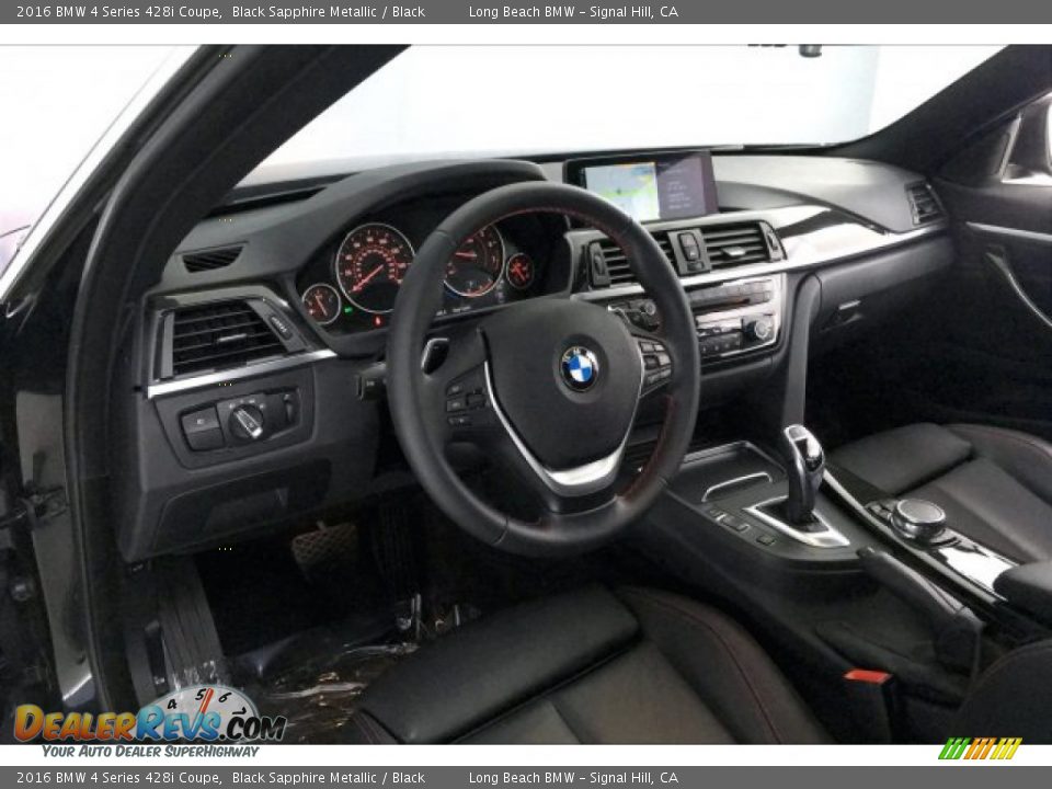 2016 BMW 4 Series 428i Coupe Black Sapphire Metallic / Black Photo #17