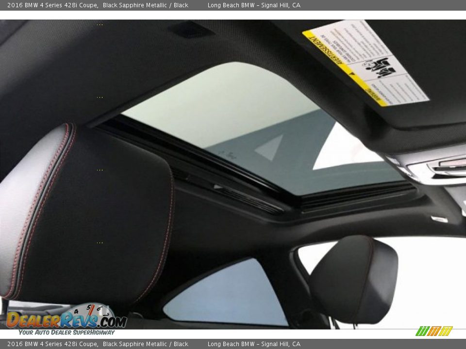 2016 BMW 4 Series 428i Coupe Black Sapphire Metallic / Black Photo #25