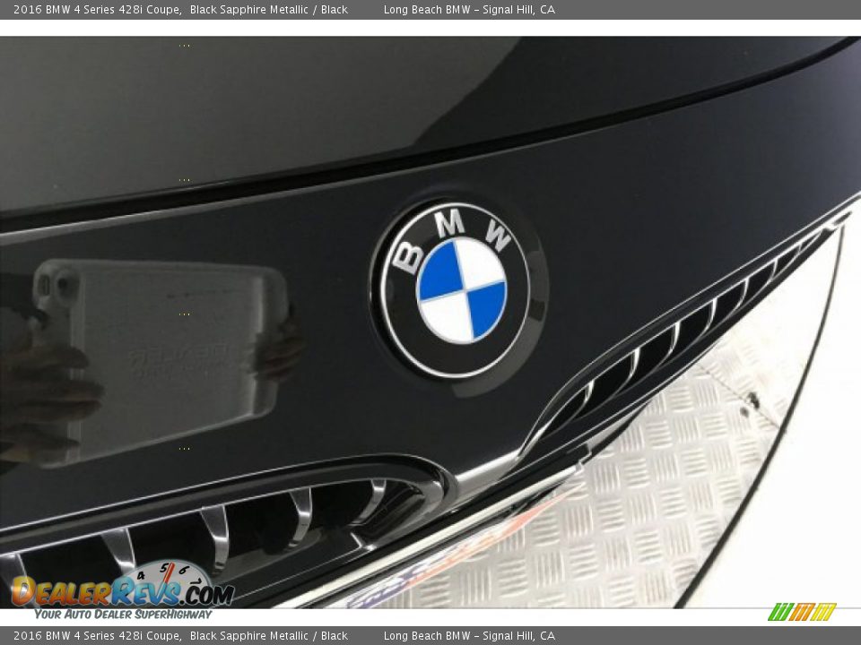 2016 BMW 4 Series 428i Coupe Black Sapphire Metallic / Black Photo #29