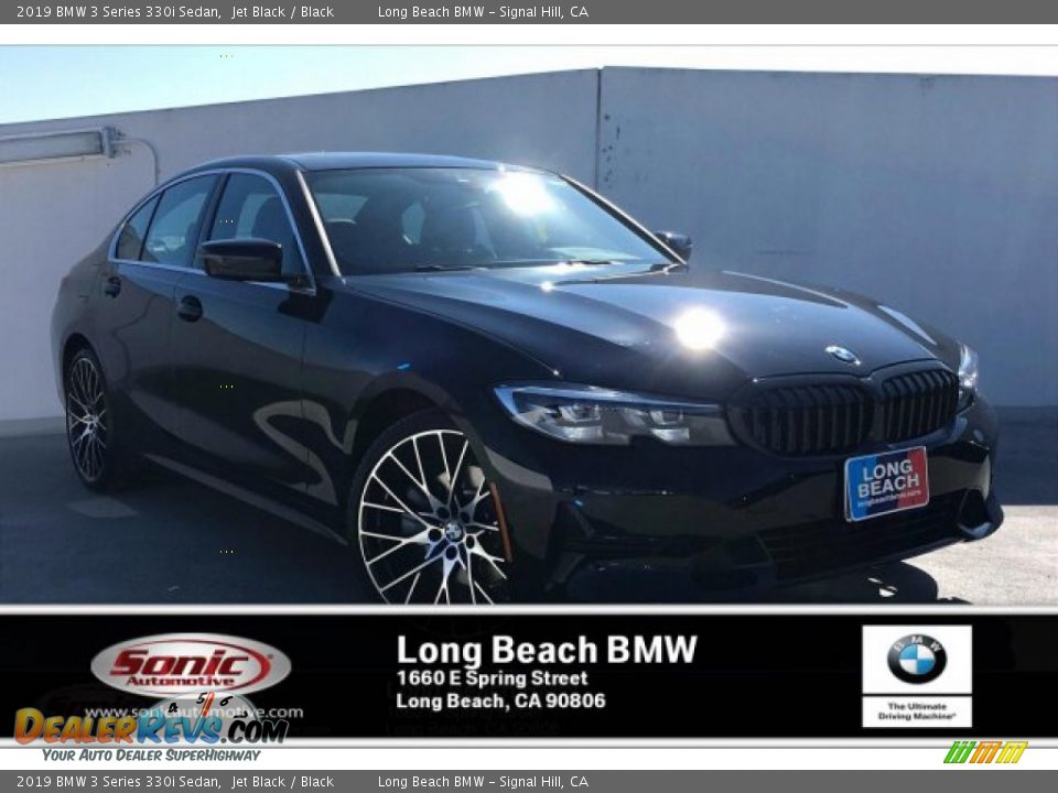 2019 BMW 3 Series 330i Sedan Jet Black / Black Photo #1