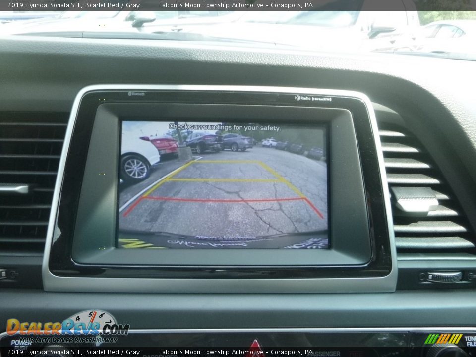 2019 Hyundai Sonata SEL Scarlet Red / Gray Photo #14