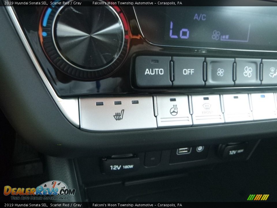 2019 Hyundai Sonata SEL Scarlet Red / Gray Photo #15