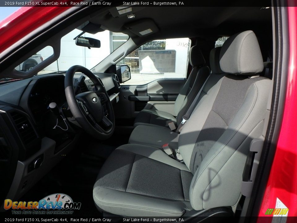 2019 Ford F150 XL SuperCab 4x4 Race Red / Earth Gray Photo #11