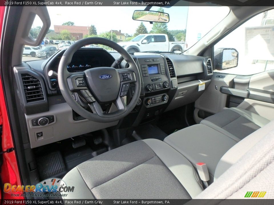 2019 Ford F150 XL SuperCab 4x4 Race Red / Earth Gray Photo #13