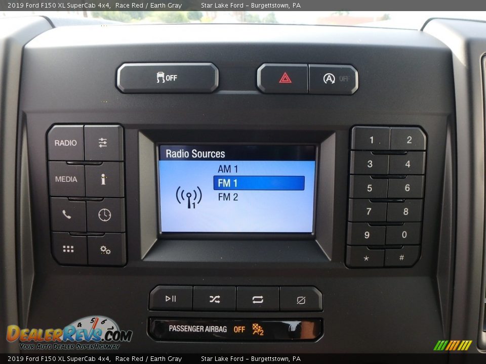 2019 Ford F150 XL SuperCab 4x4 Race Red / Earth Gray Photo #20
