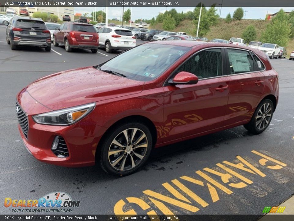 2019 Hyundai Elantra GT Scarlet Red Pearl / Black Photo #7