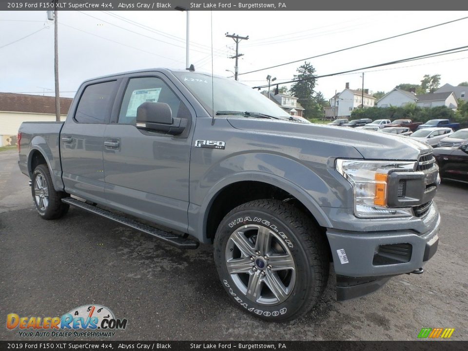 2019 Ford F150 XLT SuperCrew 4x4 Abyss Gray / Black Photo #3