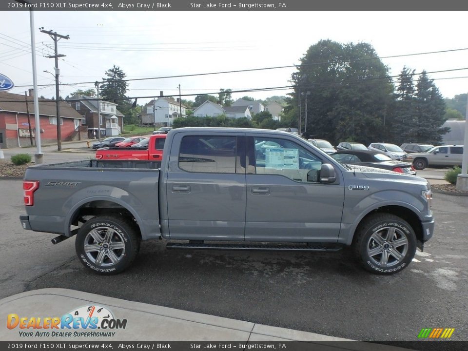 2019 Ford F150 XLT SuperCrew 4x4 Abyss Gray / Black Photo #4