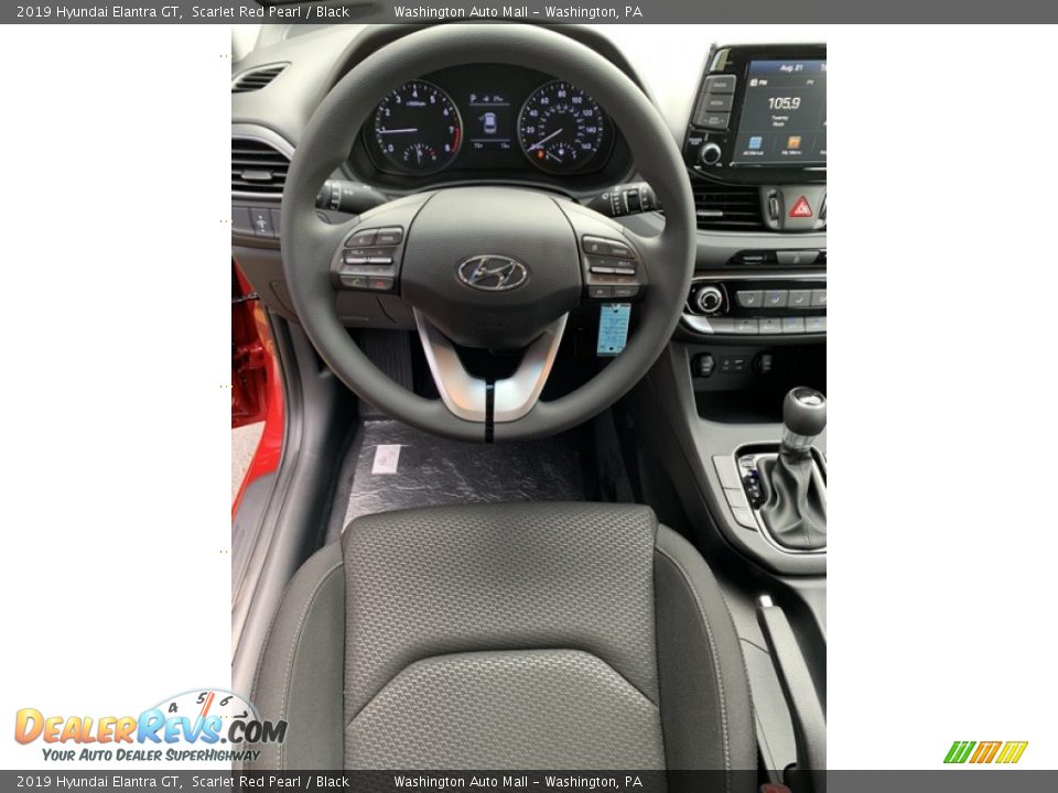 2019 Hyundai Elantra GT Scarlet Red Pearl / Black Photo #14