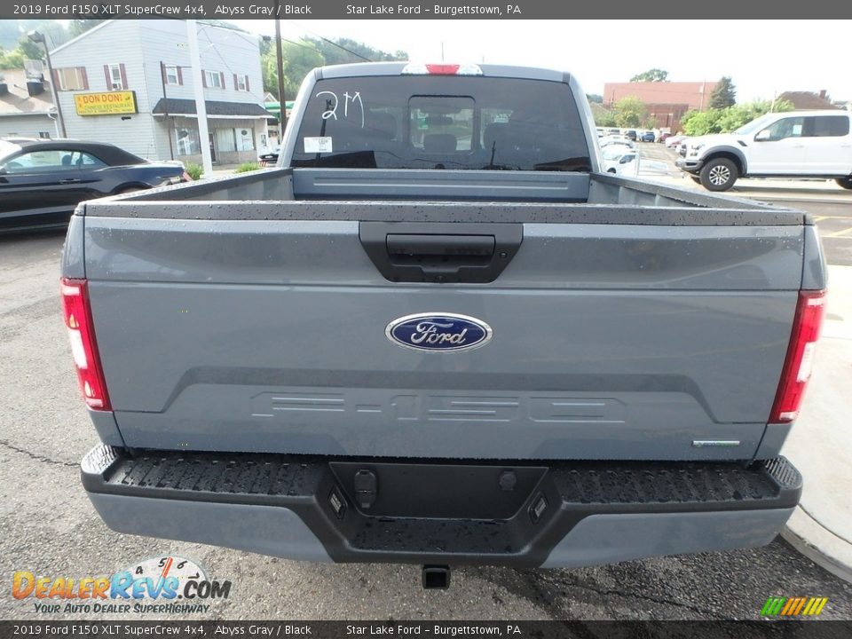 2019 Ford F150 XLT SuperCrew 4x4 Abyss Gray / Black Photo #6