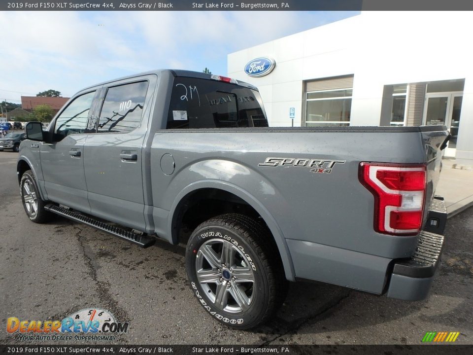 2019 Ford F150 XLT SuperCrew 4x4 Abyss Gray / Black Photo #7