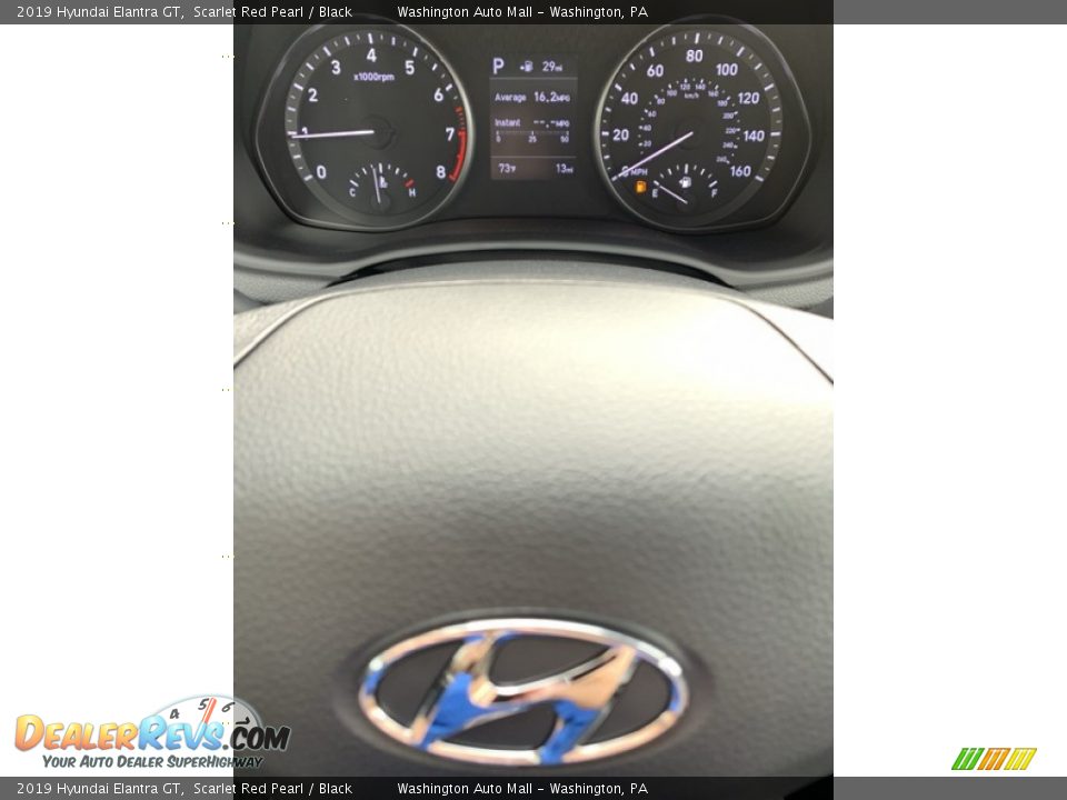 2019 Hyundai Elantra GT Scarlet Red Pearl / Black Photo #31