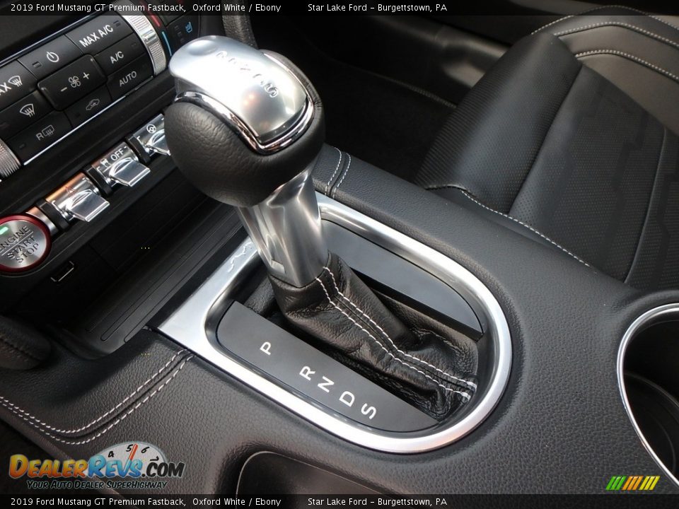 2019 Ford Mustang GT Premium Fastback Oxford White / Ebony Photo #16