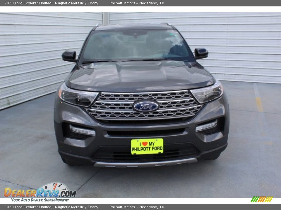 2020 Ford Explorer Limited Magnetic Metallic / Ebony Photo #3