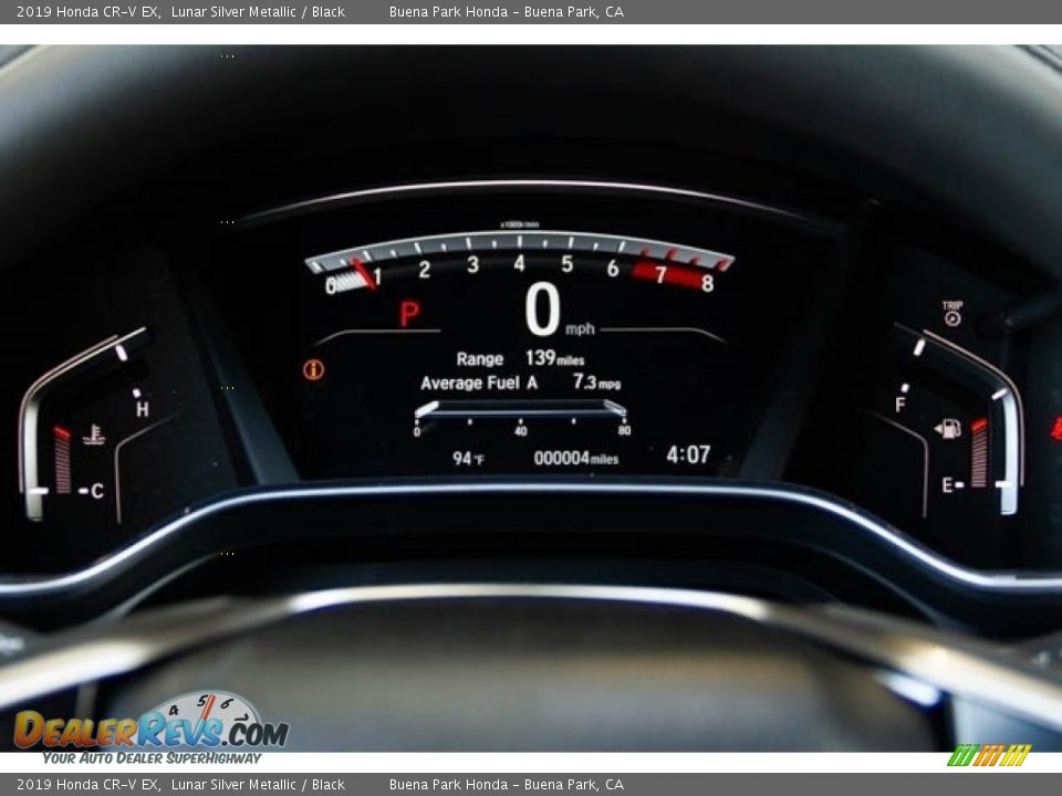 2019 Honda CR-V EX Lunar Silver Metallic / Black Photo #17