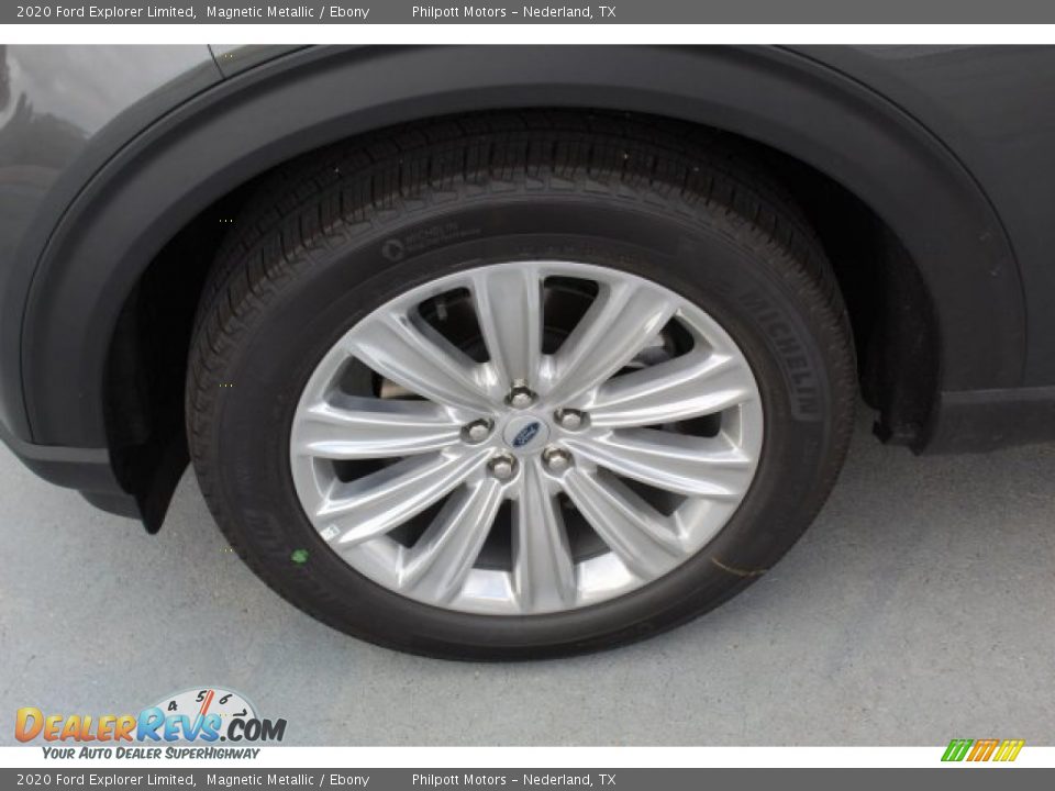 2020 Ford Explorer Limited Magnetic Metallic / Ebony Photo #5