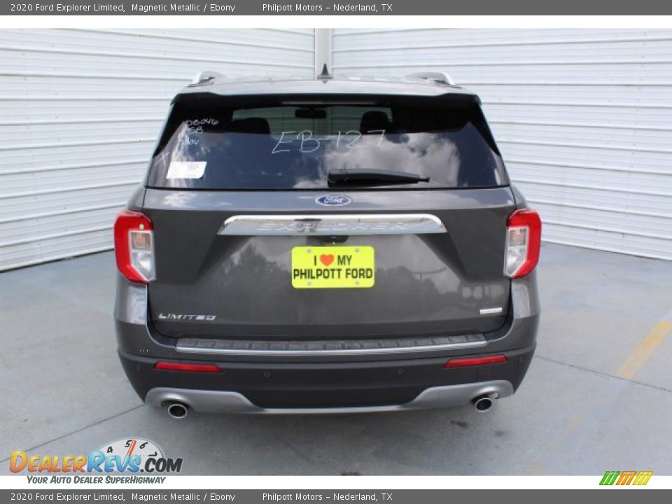 2020 Ford Explorer Limited Magnetic Metallic / Ebony Photo #7