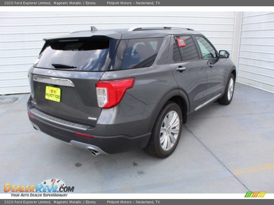 2020 Ford Explorer Limited Magnetic Metallic / Ebony Photo #8