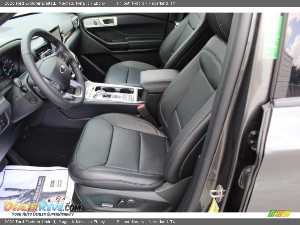 2020 Ford Explorer Limited Magnetic Metallic / Ebony Photo #10