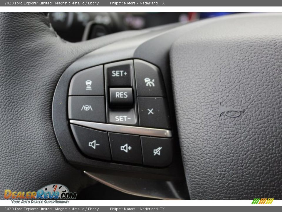 2020 Ford Explorer Limited Magnetic Metallic / Ebony Photo #12