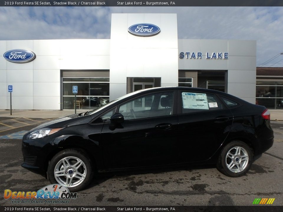 2019 Ford Fiesta SE Sedan Shadow Black / Charcoal Black Photo #1