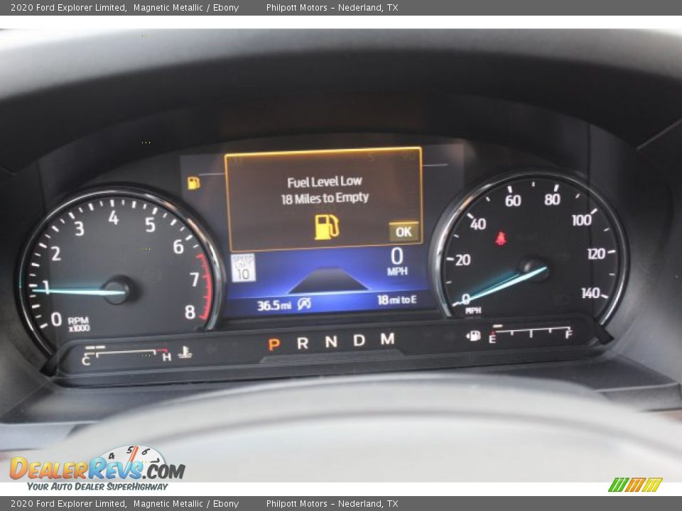2020 Ford Explorer Limited Gauges Photo #14