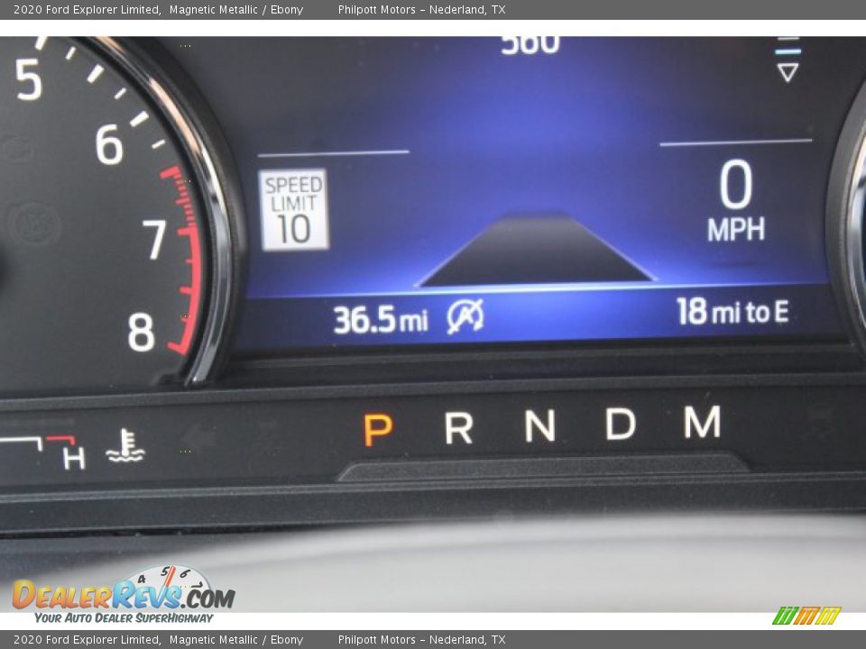 2020 Ford Explorer Limited Magnetic Metallic / Ebony Photo #16