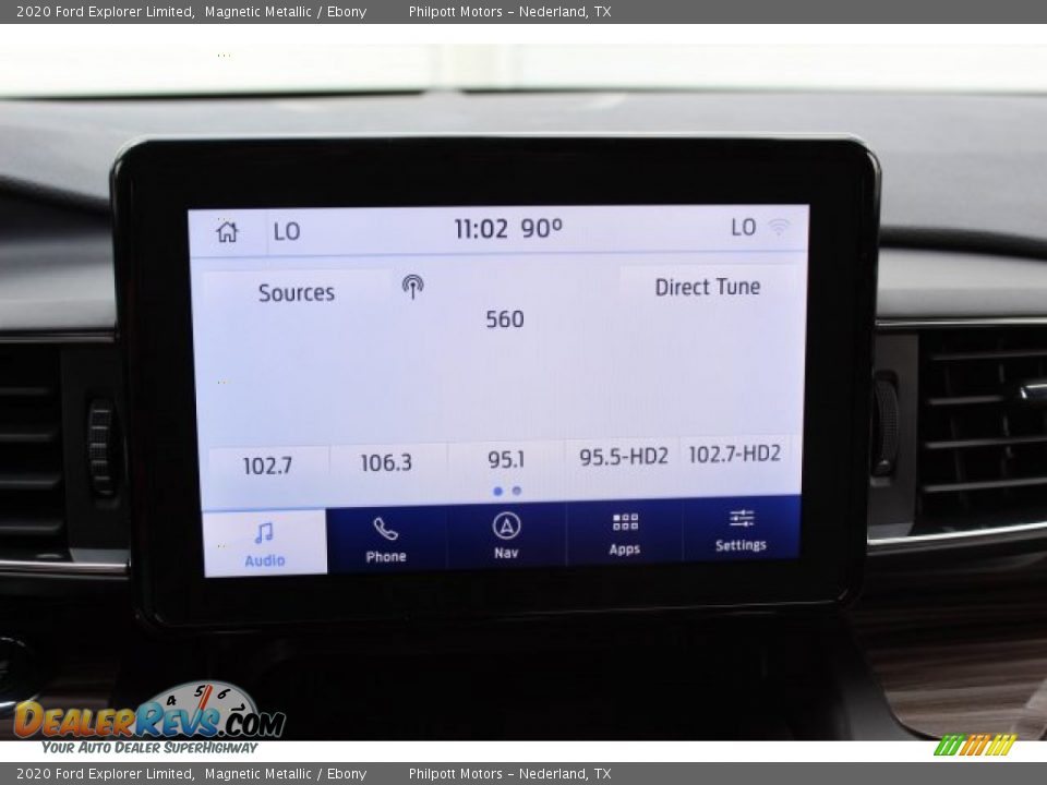 2020 Ford Explorer Limited Magnetic Metallic / Ebony Photo #17