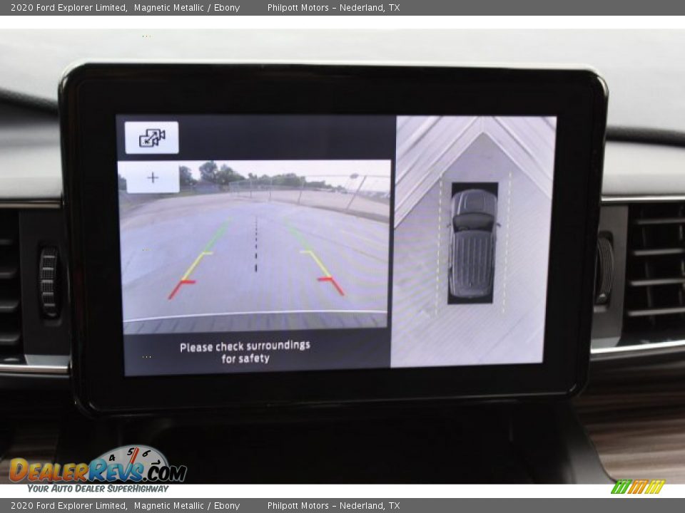 2020 Ford Explorer Limited Magnetic Metallic / Ebony Photo #20