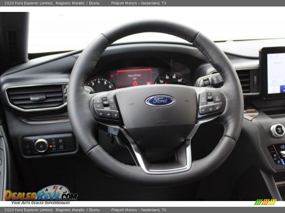 2020 Ford Explorer Limited Magnetic Metallic / Ebony Photo #24