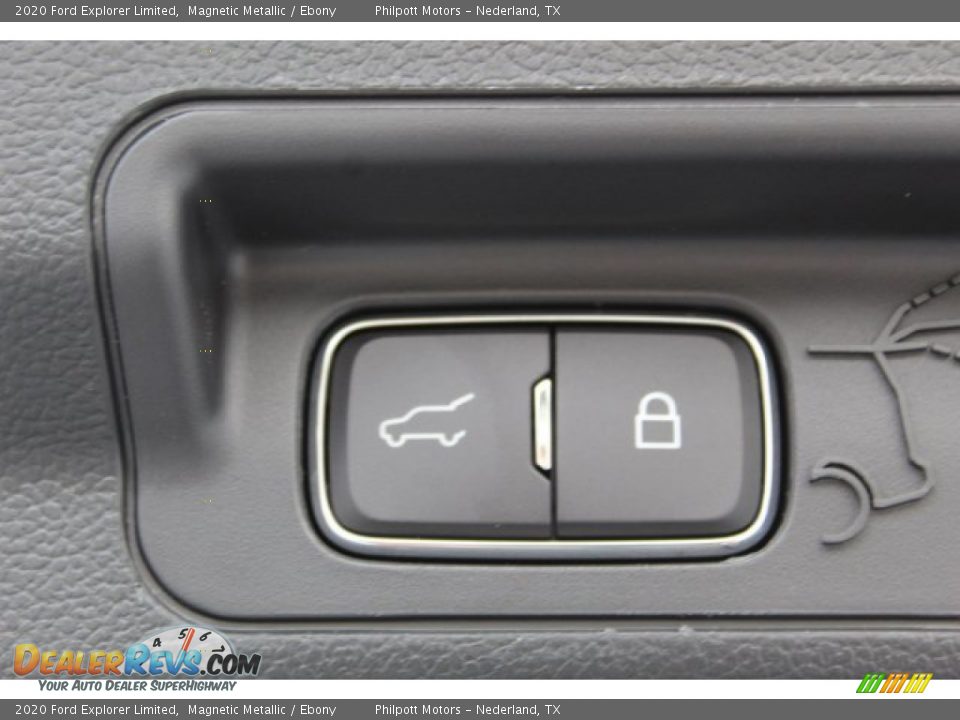 2020 Ford Explorer Limited Magnetic Metallic / Ebony Photo #26