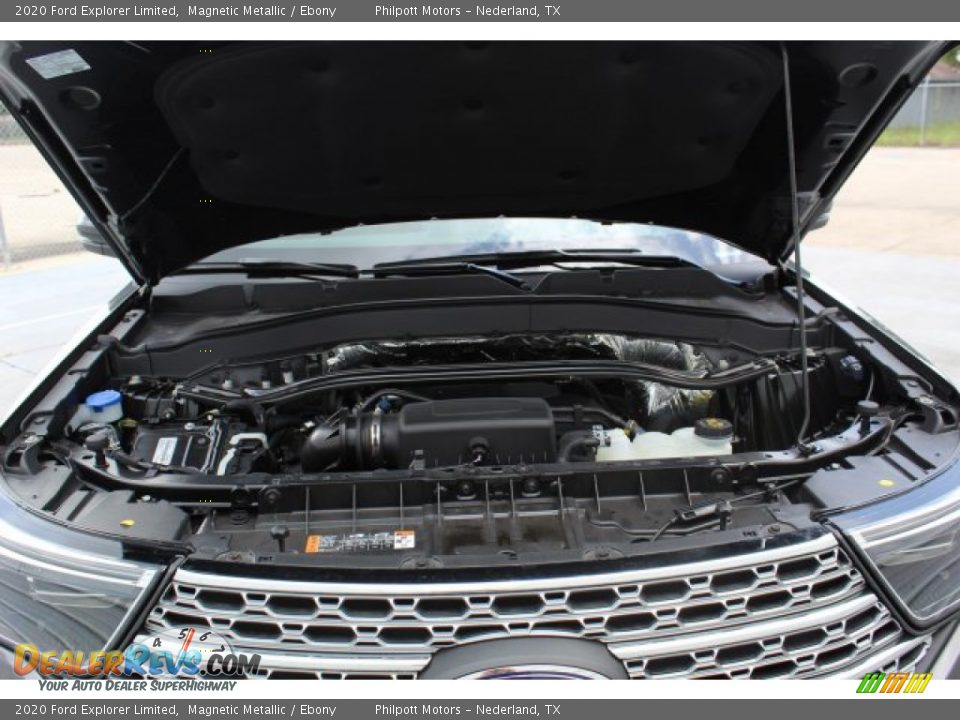 2020 Ford Explorer Limited Magnetic Metallic / Ebony Photo #27