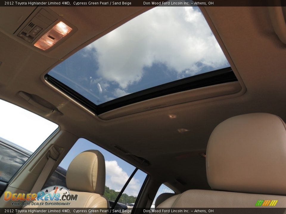 2012 Toyota Highlander Limited 4WD Cypress Green Pearl / Sand Beige Photo #2