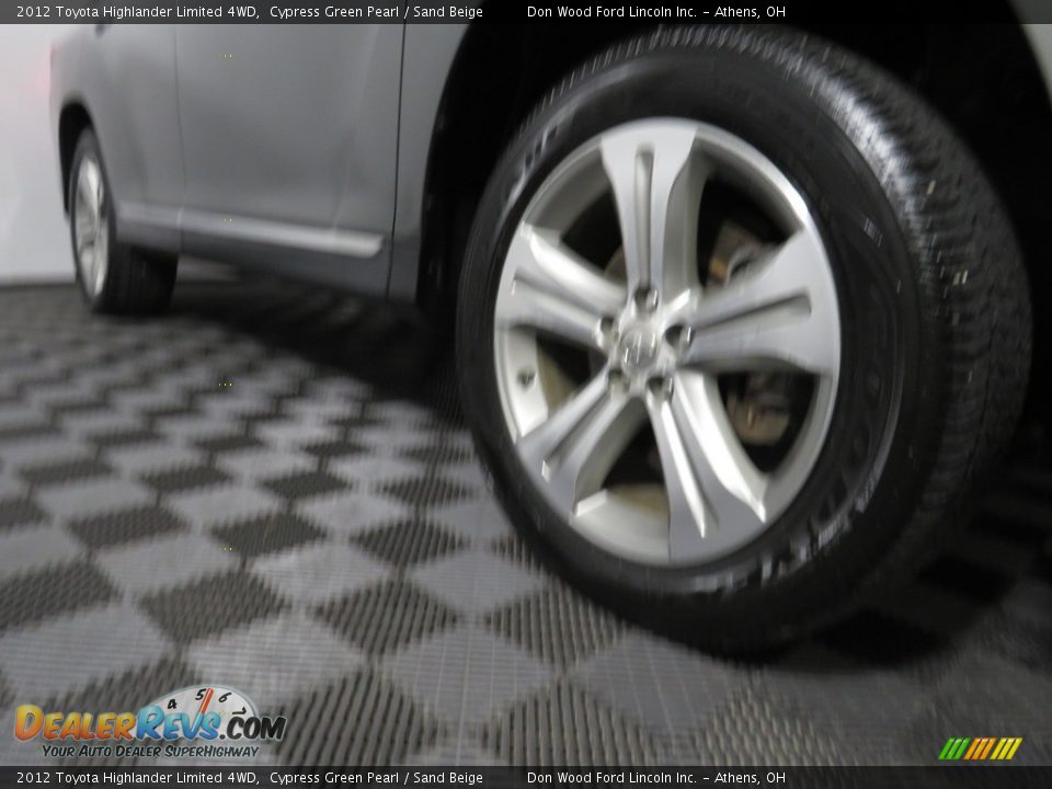 2012 Toyota Highlander Limited 4WD Cypress Green Pearl / Sand Beige Photo #4