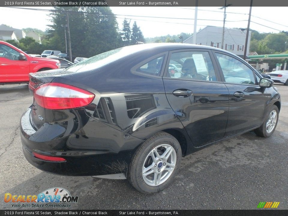 2019 Ford Fiesta SE Sedan Shadow Black / Charcoal Black Photo #5