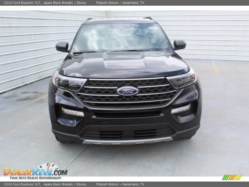 2020 Ford Explorer XLT Agate Black Metallic / Ebony Photo #2