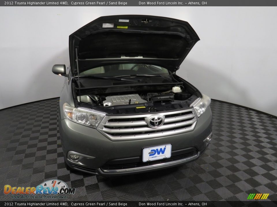 2012 Toyota Highlander Limited 4WD Cypress Green Pearl / Sand Beige Photo #7