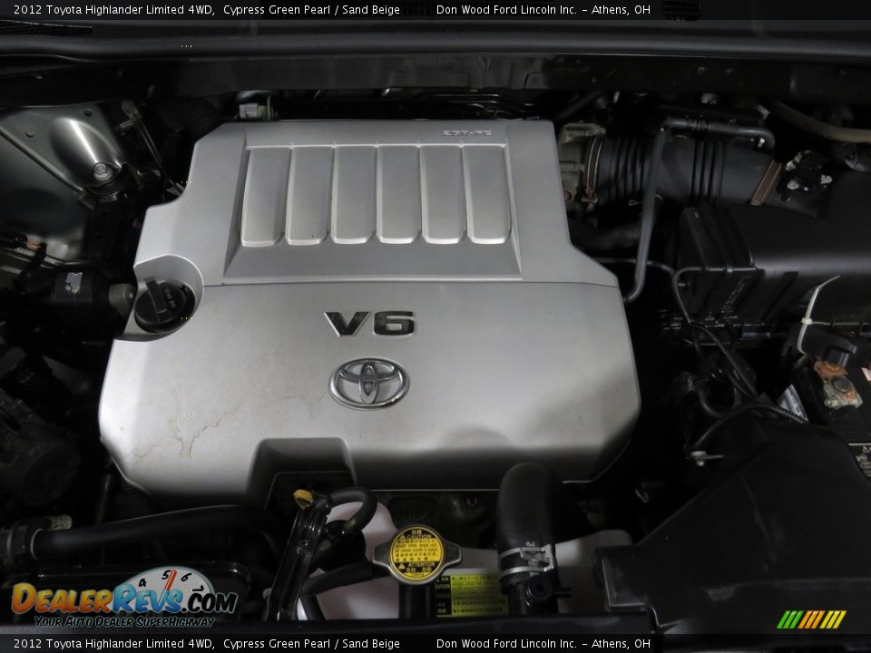 2012 Toyota Highlander Limited 4WD Cypress Green Pearl / Sand Beige Photo #8