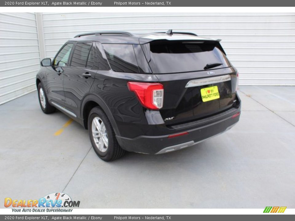 2020 Ford Explorer XLT Agate Black Metallic / Ebony Photo #5