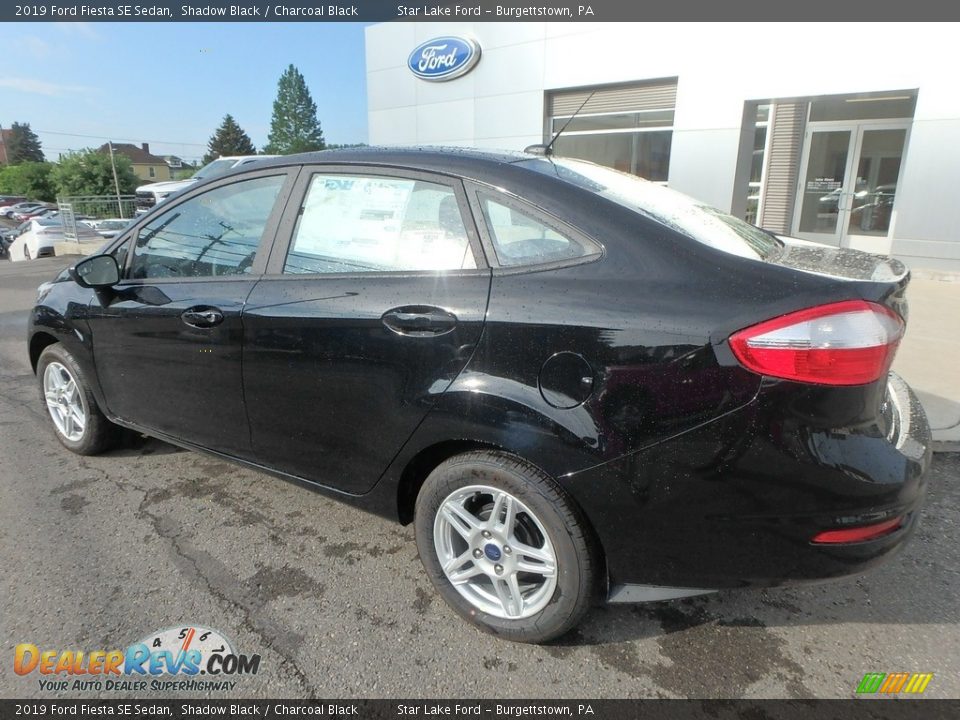 2019 Ford Fiesta SE Sedan Shadow Black / Charcoal Black Photo #8