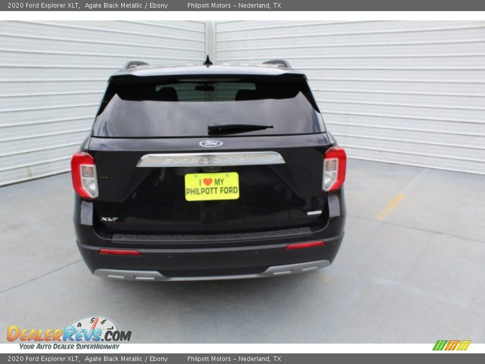 2020 Ford Explorer XLT Agate Black Metallic / Ebony Photo #6