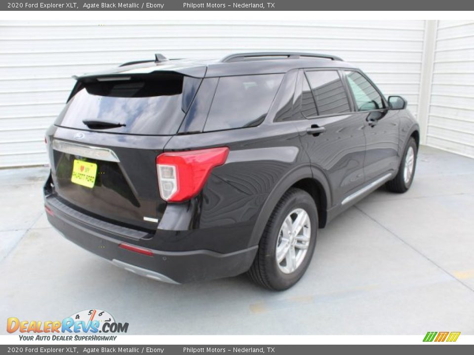 2020 Ford Explorer XLT Agate Black Metallic / Ebony Photo #7