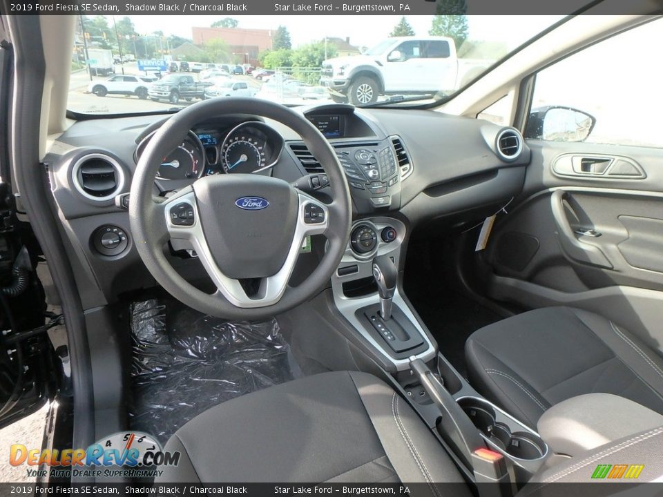 2019 Ford Fiesta SE Sedan Shadow Black / Charcoal Black Photo #13