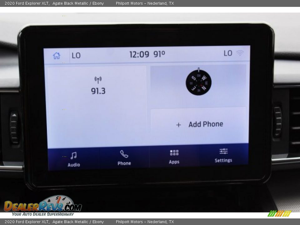 2020 Ford Explorer XLT Agate Black Metallic / Ebony Photo #15