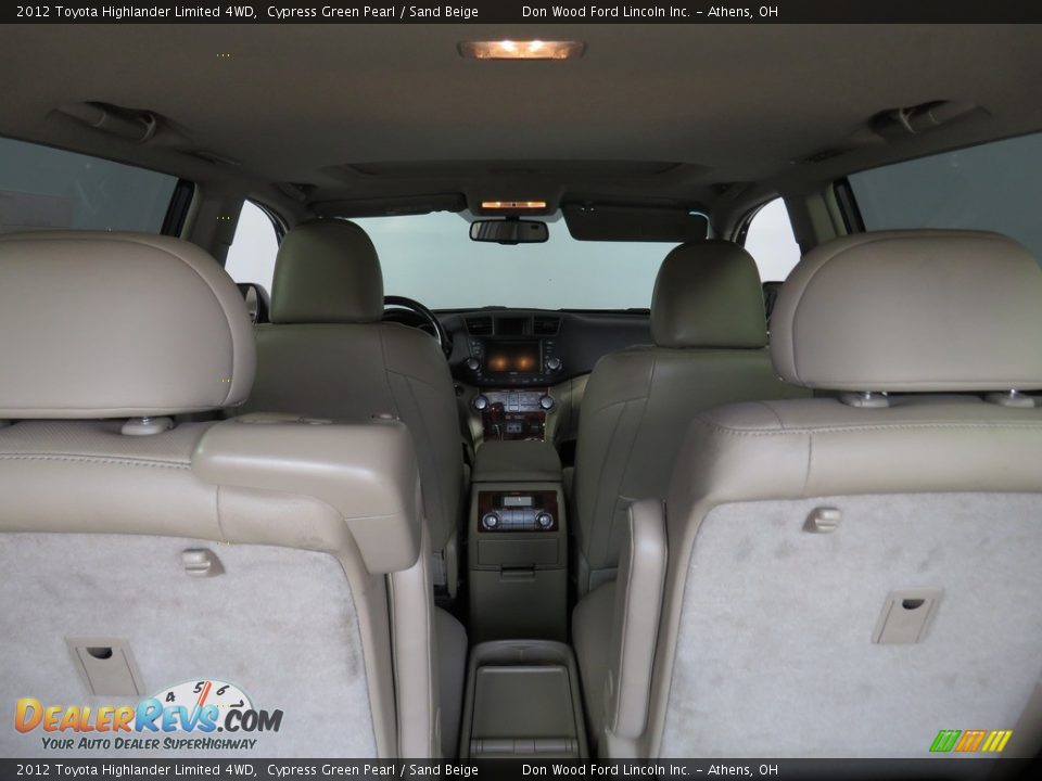 2012 Toyota Highlander Limited 4WD Cypress Green Pearl / Sand Beige Photo #15
