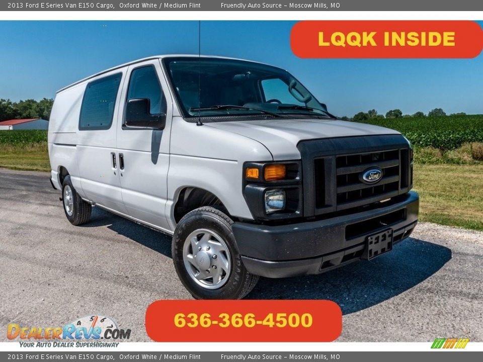 2013 Ford E Series Van E150 Cargo Oxford White / Medium Flint Photo #1