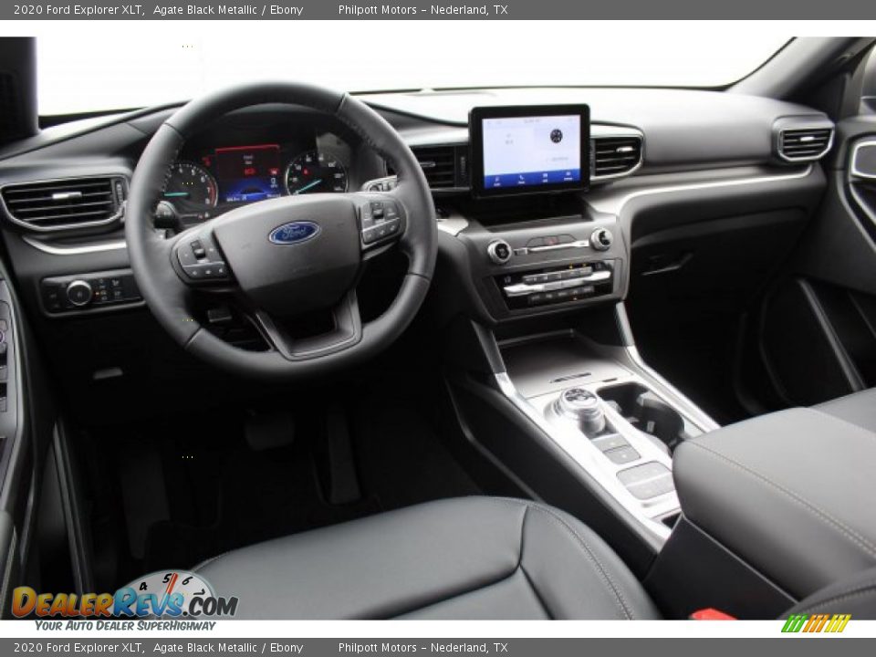2020 Ford Explorer XLT Agate Black Metallic / Ebony Photo #21