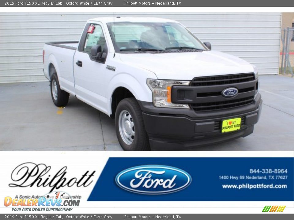 2019 Ford F150 XL Regular Cab Oxford White / Earth Gray Photo #1